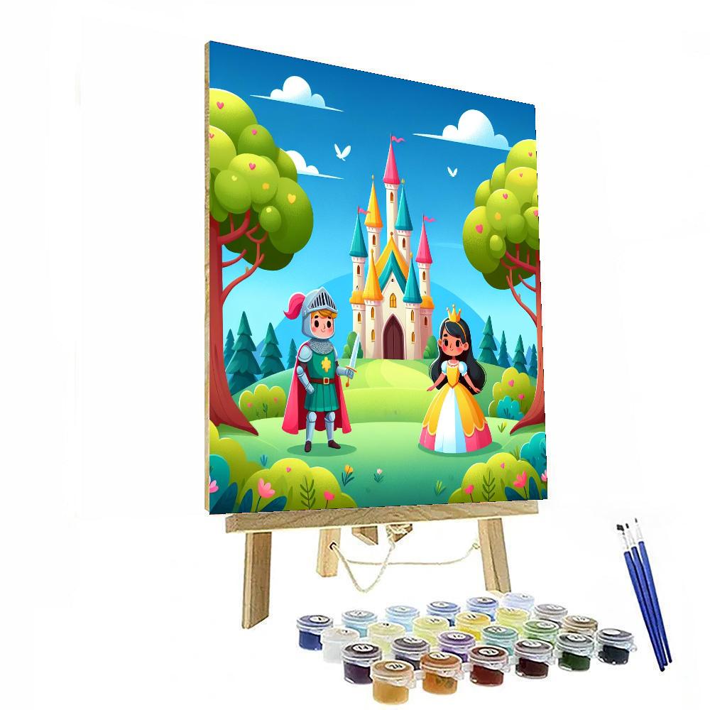 Charming Fairy Tale Journey Paint By Numbers Art