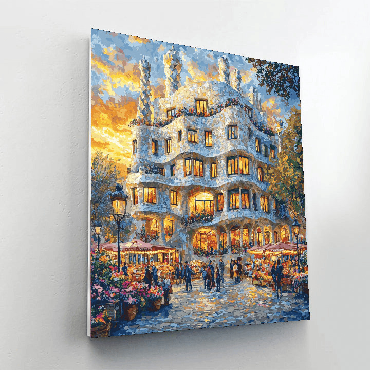 La Pedrera Numbered Painting Kits