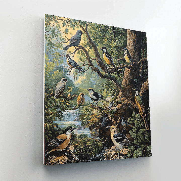 John James Audubon Inspired Majestic Wilderness  Painting By Numbers Kit
