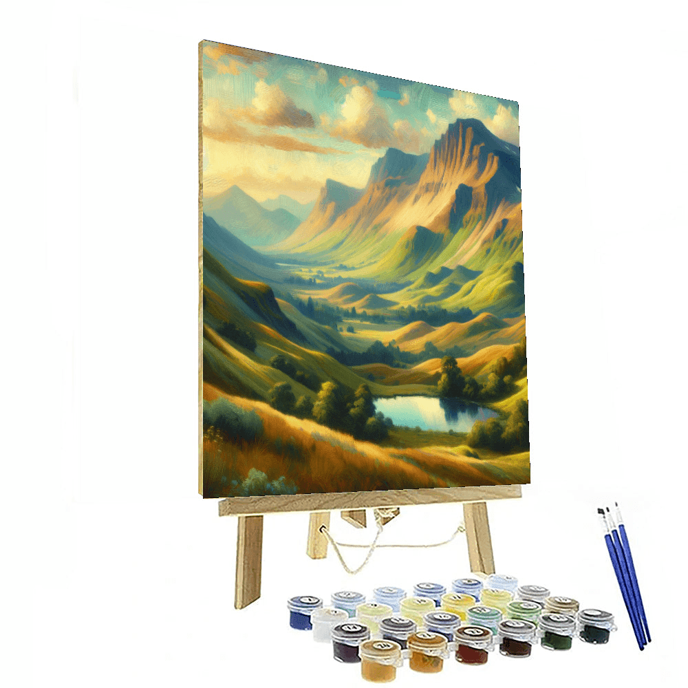 Mountain Bliss DIY Paint By Numbers