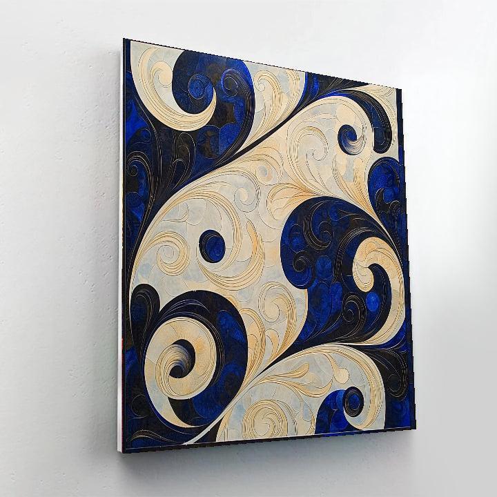 Alphonse Mucha Inspired Mystic Elegance Of Nature  Paint By Numbers