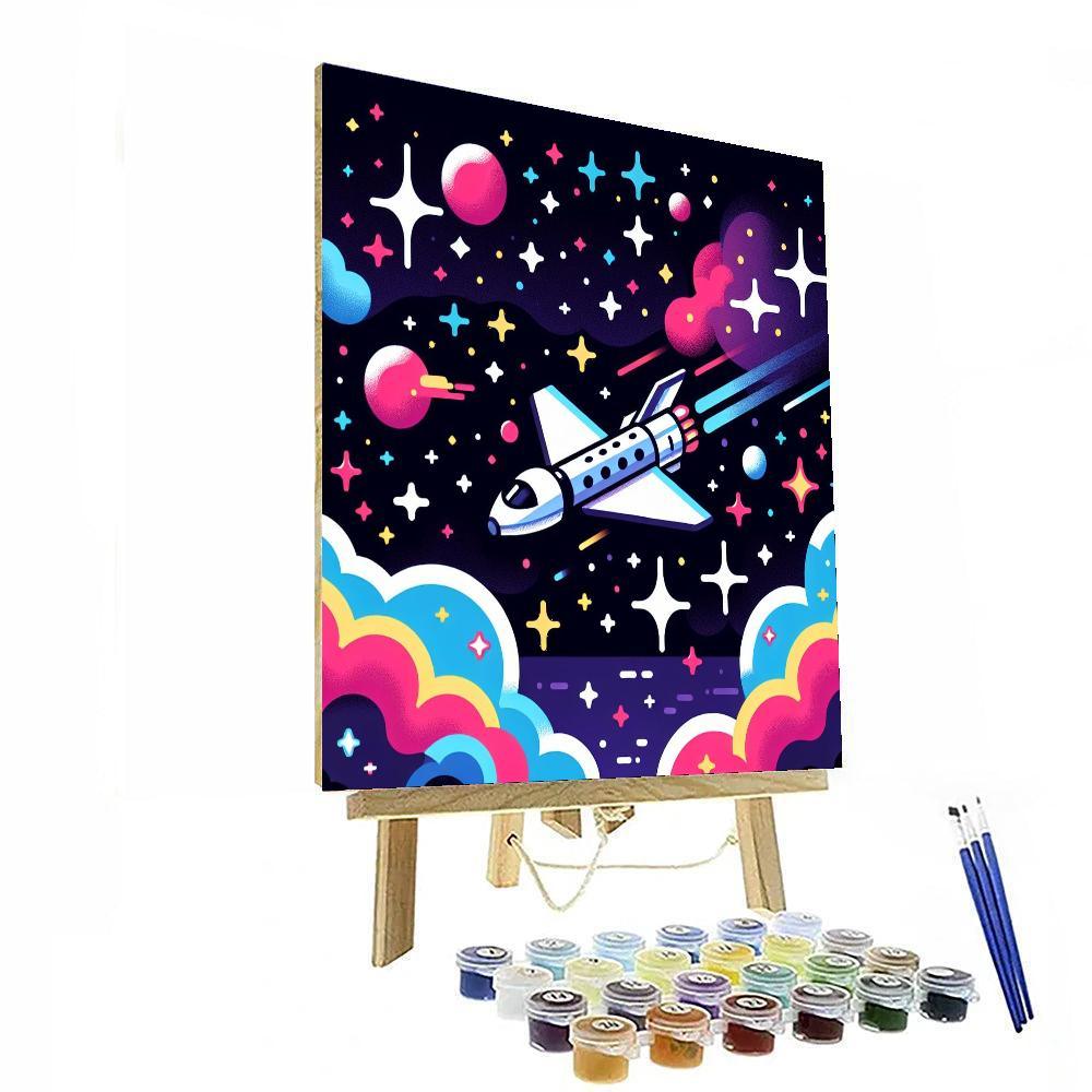 Astral Star Voyage DIY Paint By Numbers