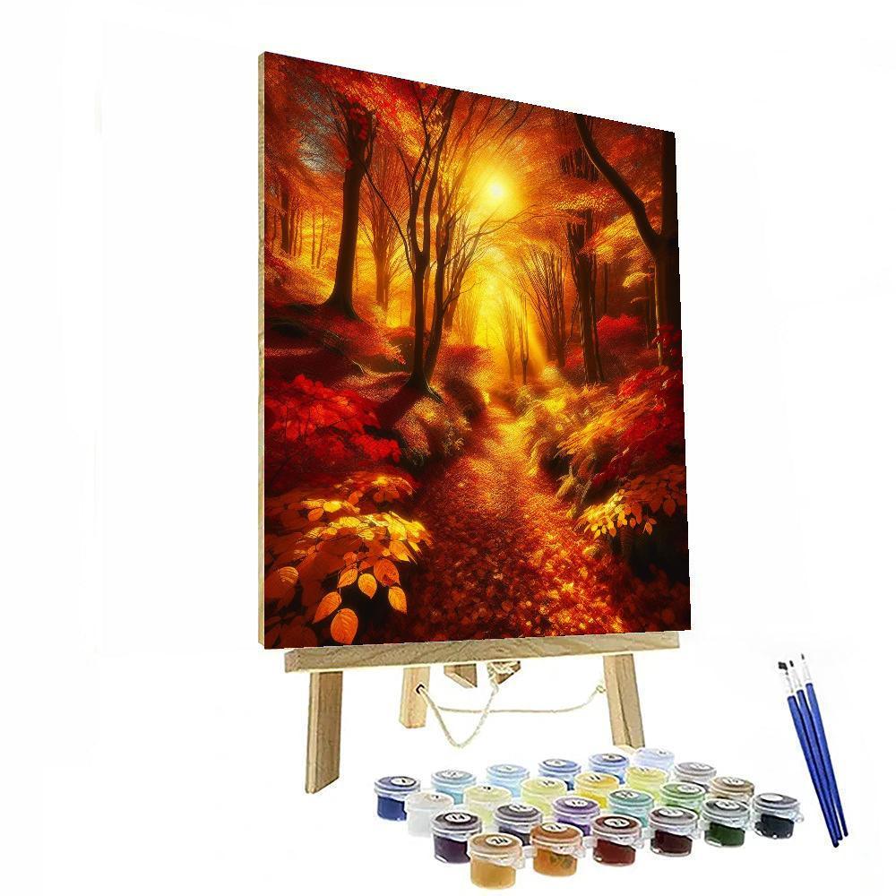 Golden Canopy Numbered Painting Kits