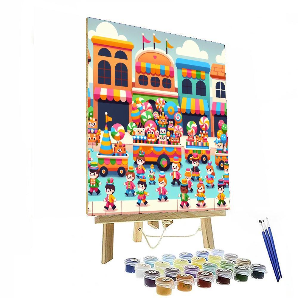 Festive Parade Painting By Numbers Kit