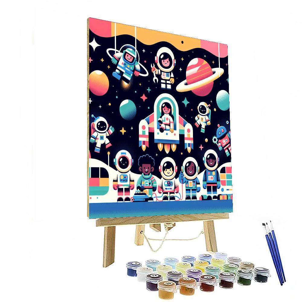 The Great Space Rescue Painting By Numbers Kit