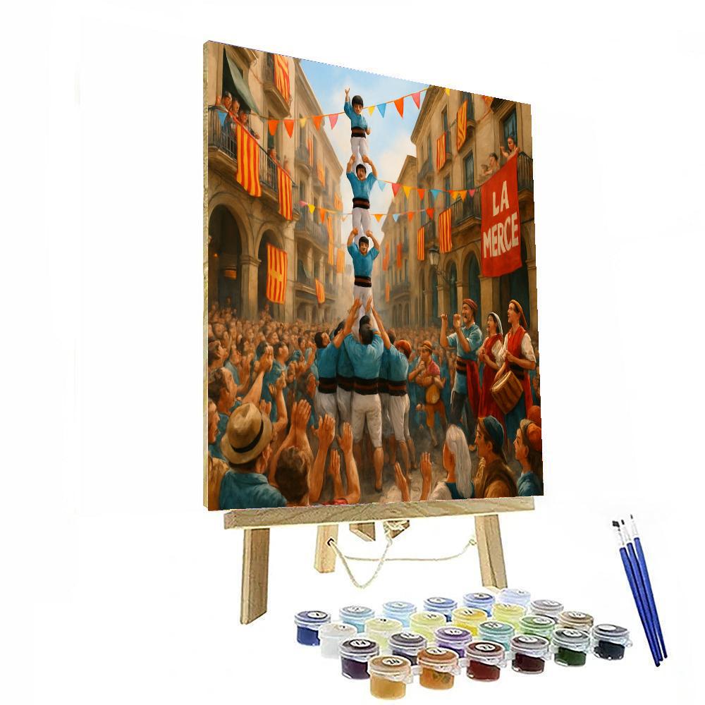 La Fiesta De La Merce - Spain DIY Paint By Numbers