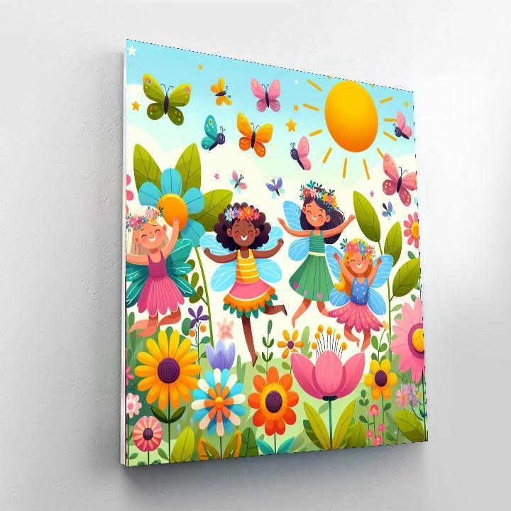 Fantasy Flower Fairies Paint By Numbers Art