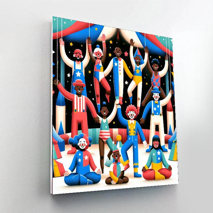 Circus Of Stars Numbered Painting Kits