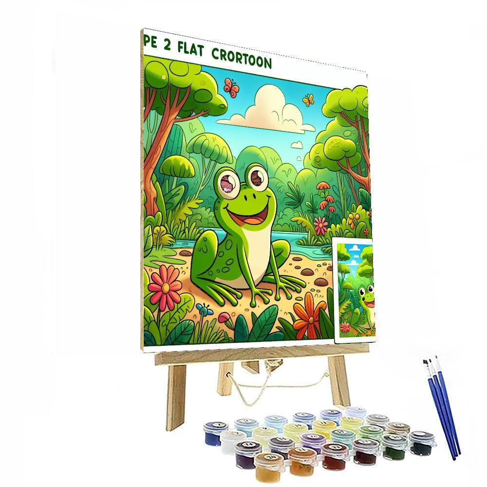 Rainforest Frog Safari Paint By Numbers