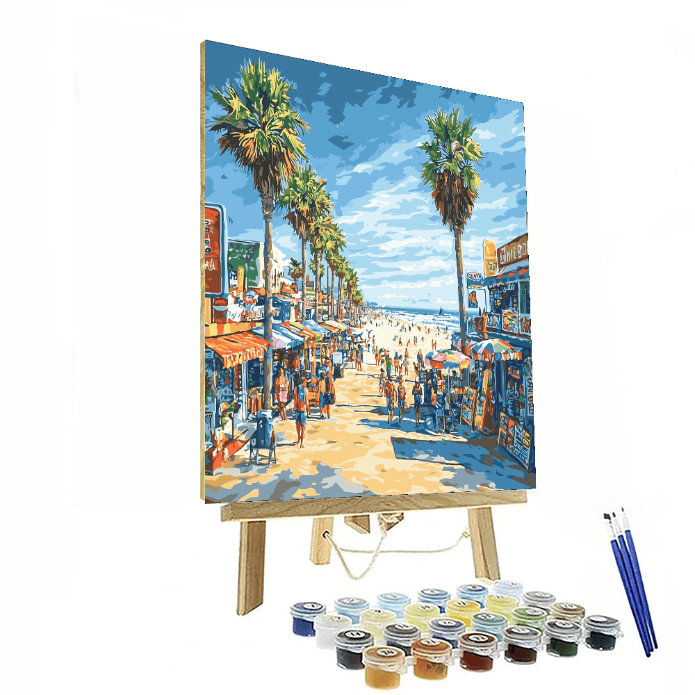 Venice Beach Boardwalk Numbered Painting Kits