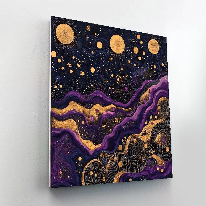 Frida Kahlo Inspired Celestial Patterns Of Resilience  Paint By Numbers Art