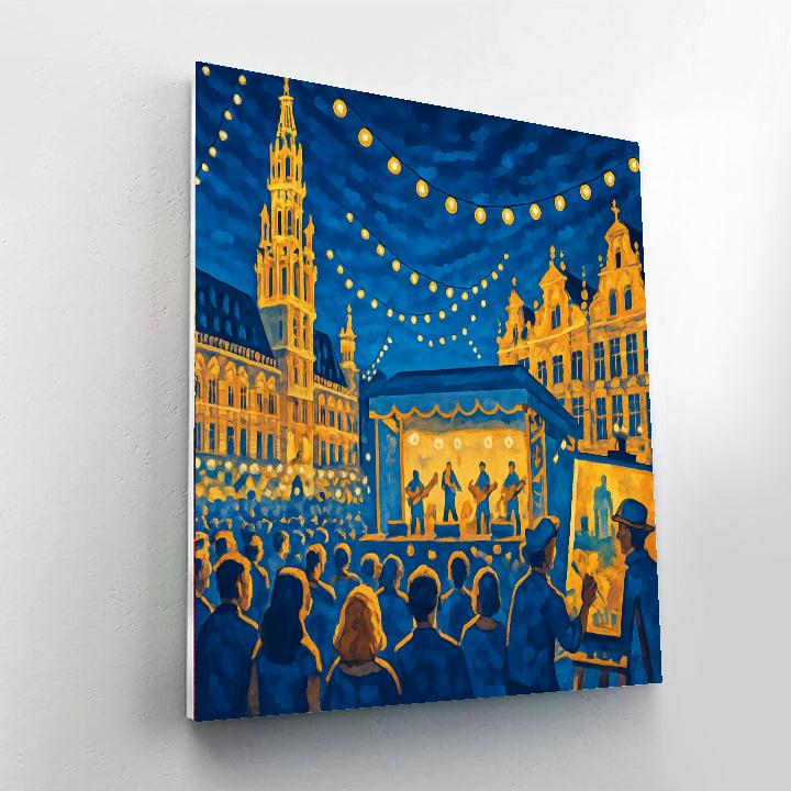 Brussels Summer Festival - Brussels, Belgium Painting Number Kit