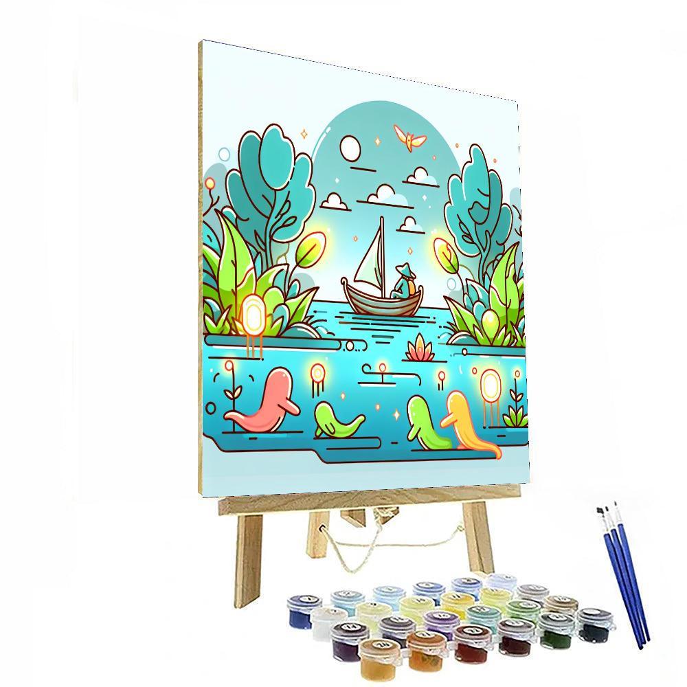 Mystic River Adventure Paint By Color