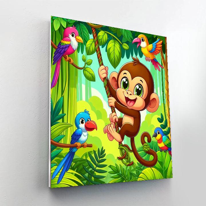 Adventures In Jungle Paradise Painting Number Kit