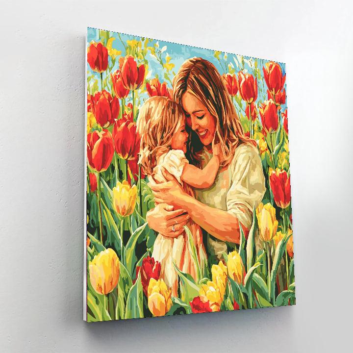 Tender Moments In Spring Paint By Numbers Kits