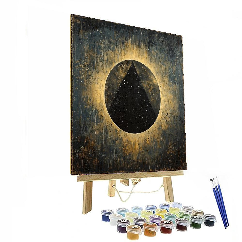 Georges Seurat Inspired Eclipse Of Illumination  Painting Number Kit