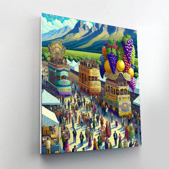 Fiesta De La Vendimia - Mendoza Number Painting