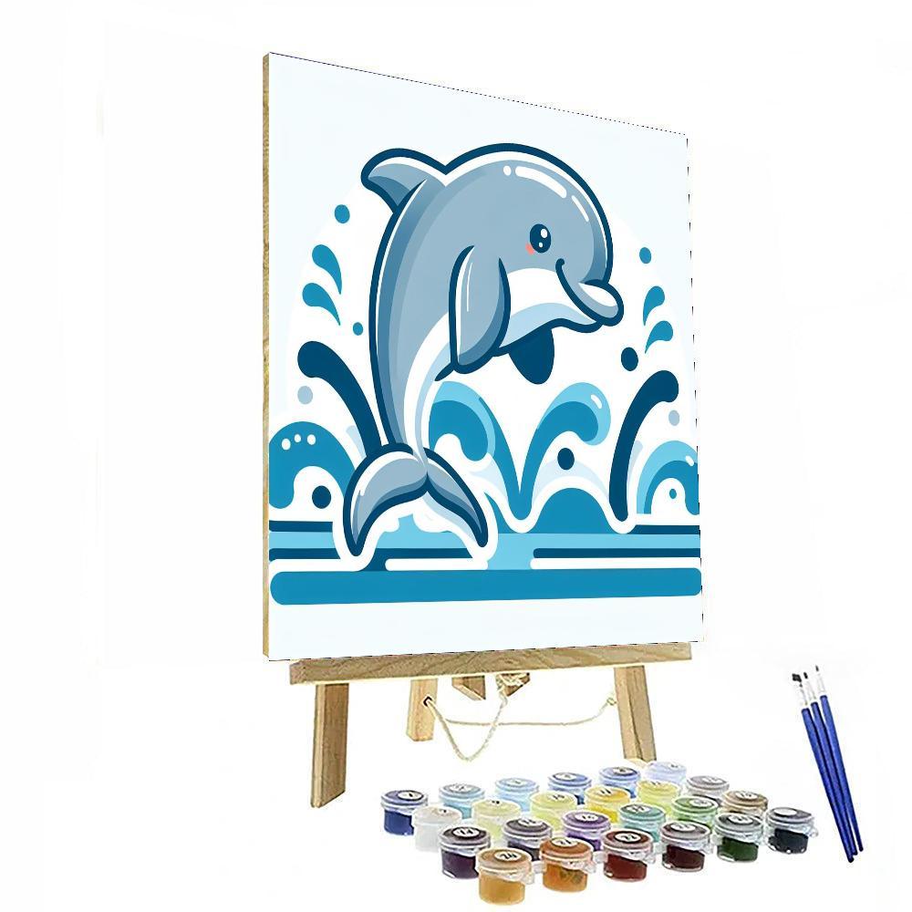 Dreamy Dolphin Delights Paint By Color