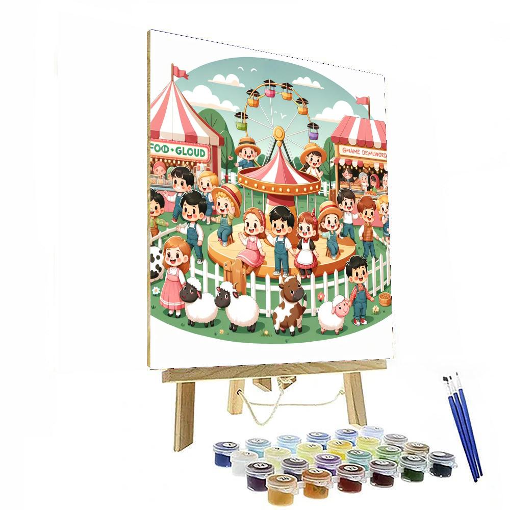 Country Fair Extravaganza Paint By Numbers