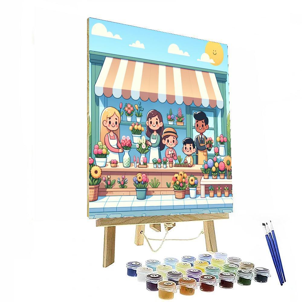 Fantasy Flower Shop Paint By Color