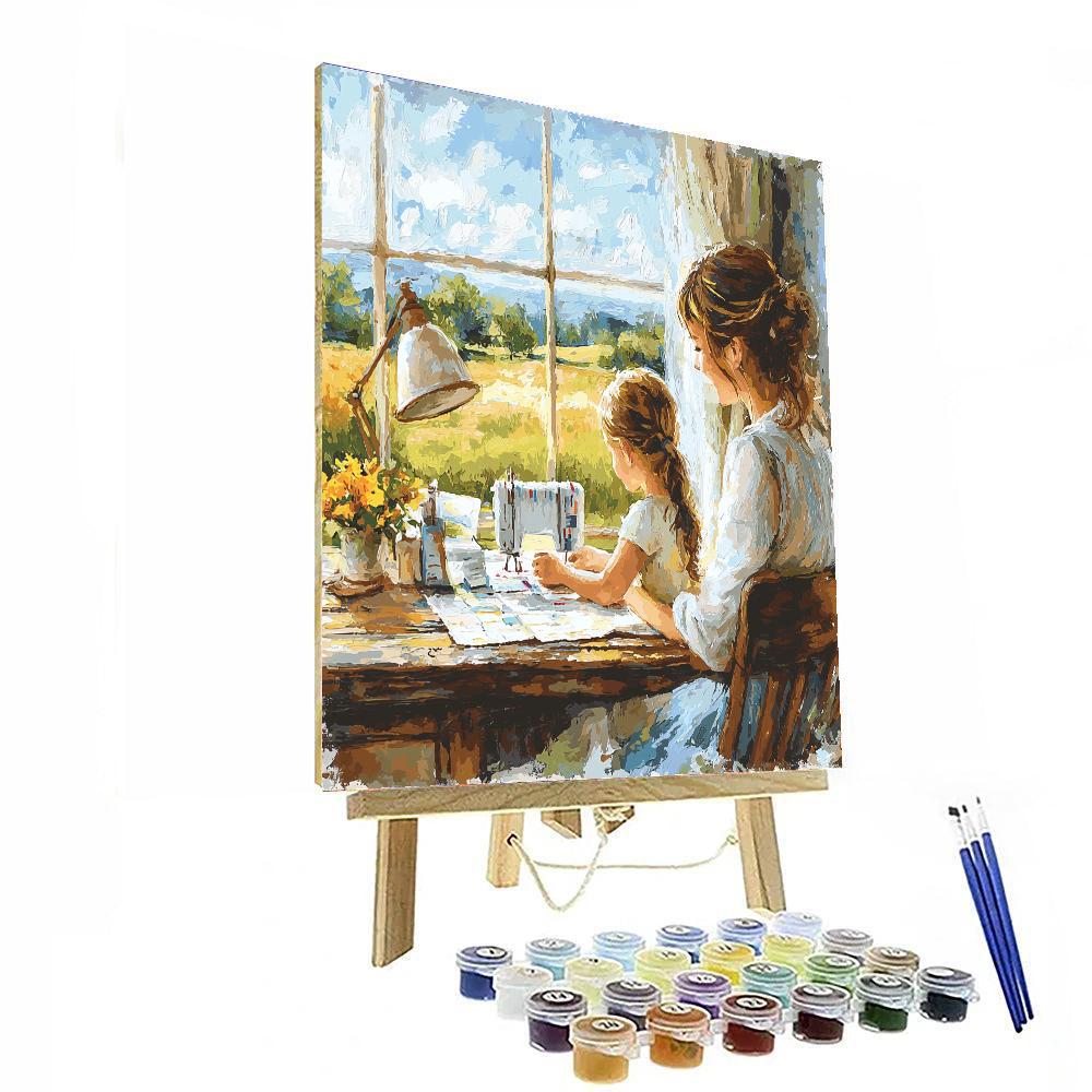 A Mother's Love In Stitches Paint By Numbers