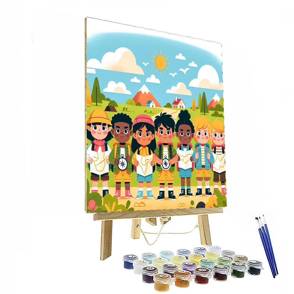 Explorers Club Paint By Numbers Art