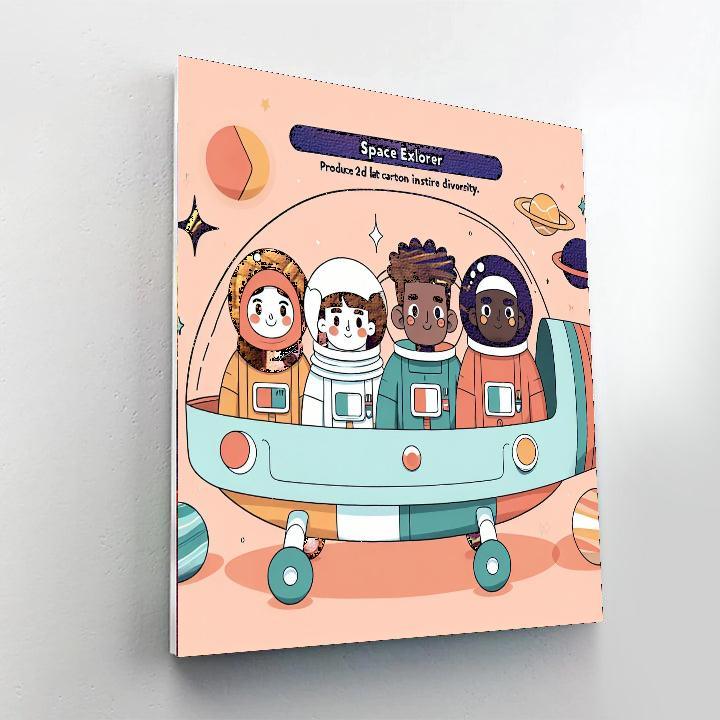 Galaxy Guardians Space Mission Numbered Painting Kits