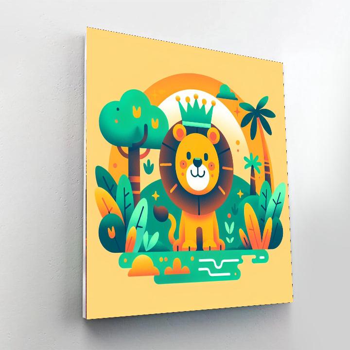Exploring Animal Kingdom Paint By Numbers Art