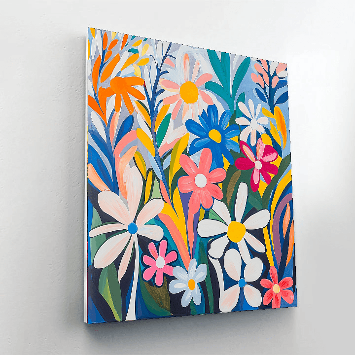 Henri Matisse Inspired Floral Melodies  Paint By Numbers Kits