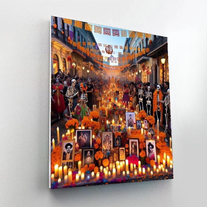 Diá De Muertos - Mexico Paint By Numbers Art