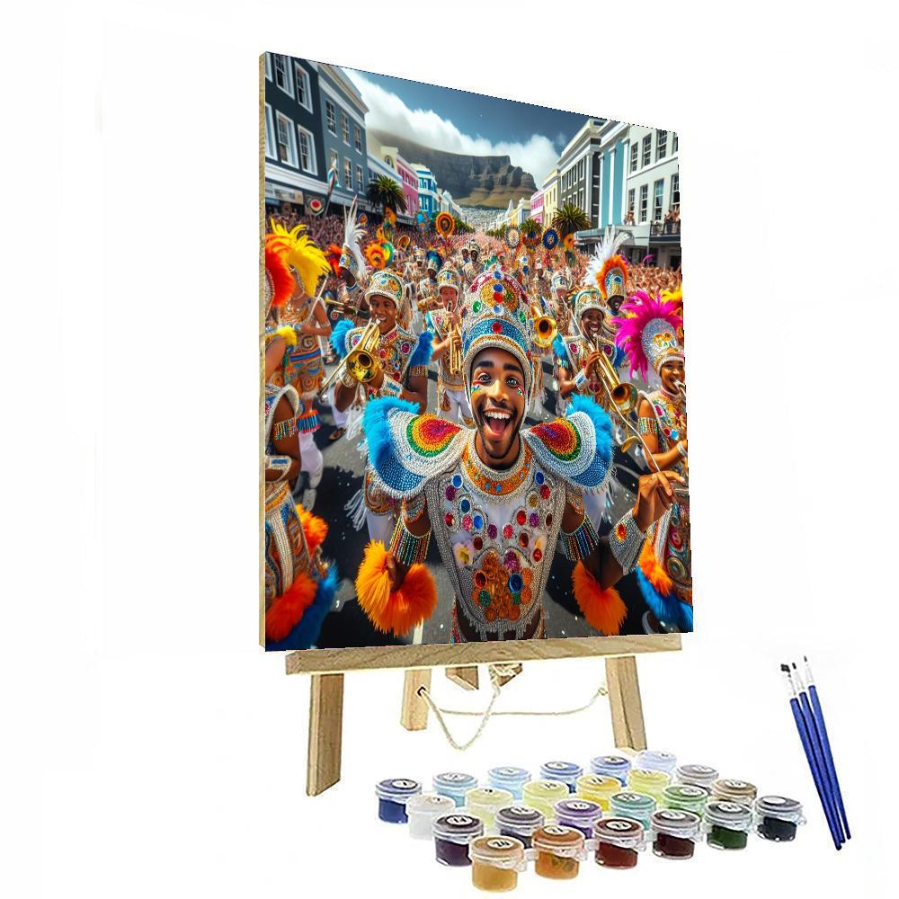 Kaapse Klopse - Cape Town, South Africa Number Painting