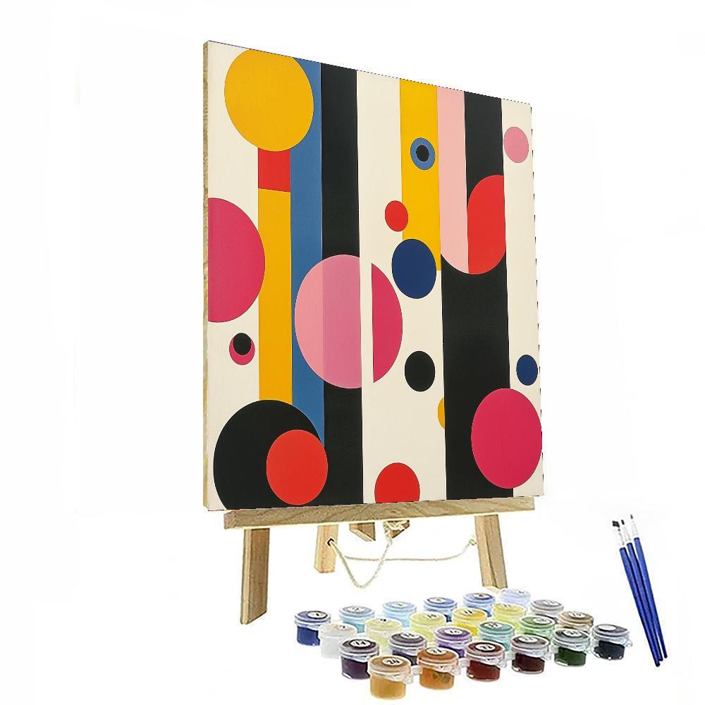 Kazimir Malevich Inspired Colorful Symmetry  Paint By Color