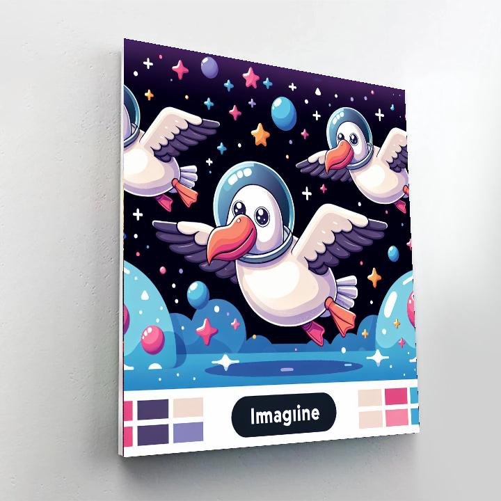 Astral Adventure Albatross Numbered Painting Kits