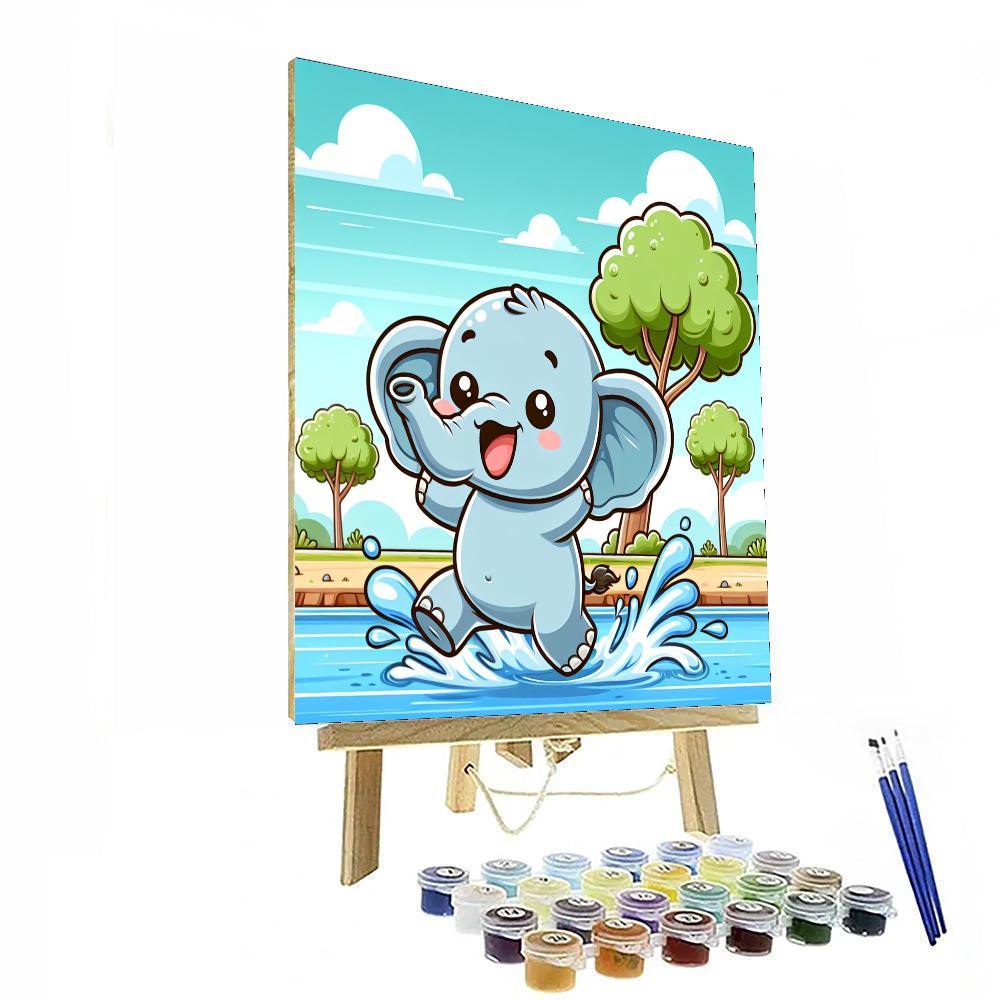 Bouncing Elephant Paint By Color
