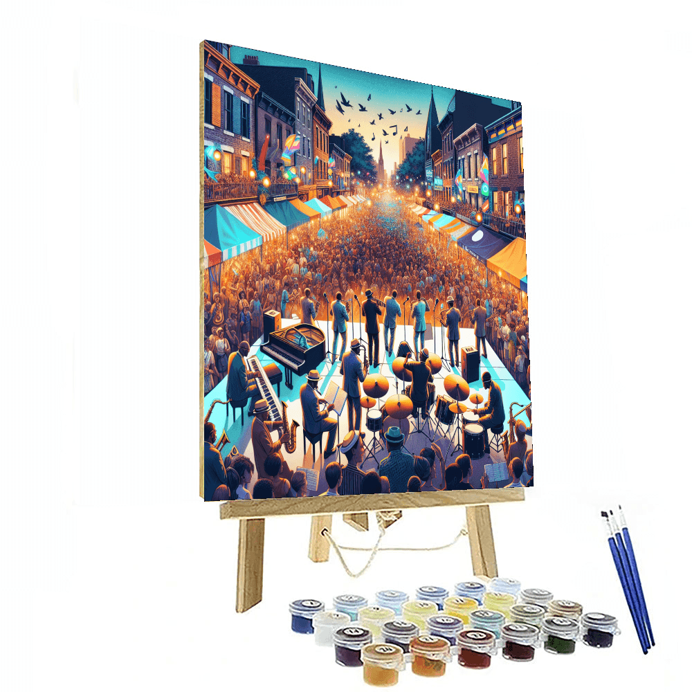 Montreal International Jazz Festival - Montreal Paint By Numbers Art