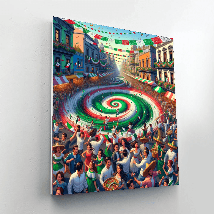 Dia De La Independencia - Mexico DIY Paint By Numbers