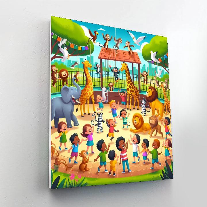 Joyful Zoo Adventure Paint By Number