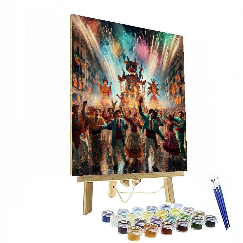 La Patum - Spain Paint By Numbers Kits