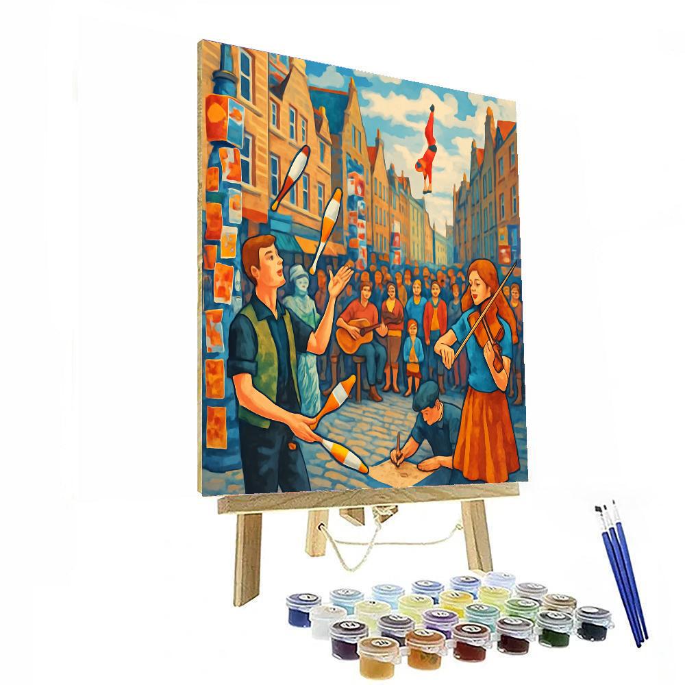 The Edinburgh Festival Fringe - Edinburgh Painting By Numbers Kit