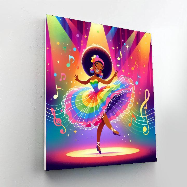 Dancing Dancer Paint By Color