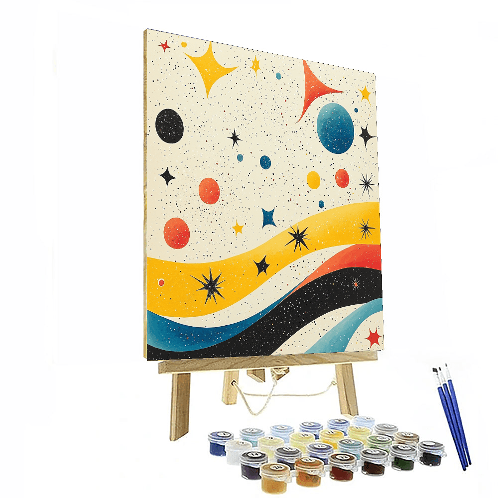 Joan Miró Inspired Celestial Wonderland  Paint By Number