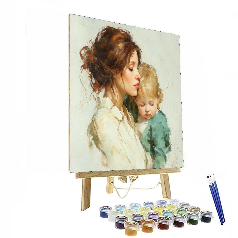 Warmth Of A Mother's Touch Numbered Painting Kits