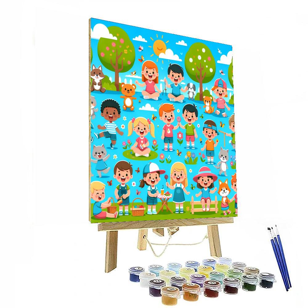 Friendship Day Celebration Painting Number Kit