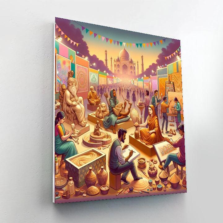 World Art Day - Various Countries Numbered Painting Kits