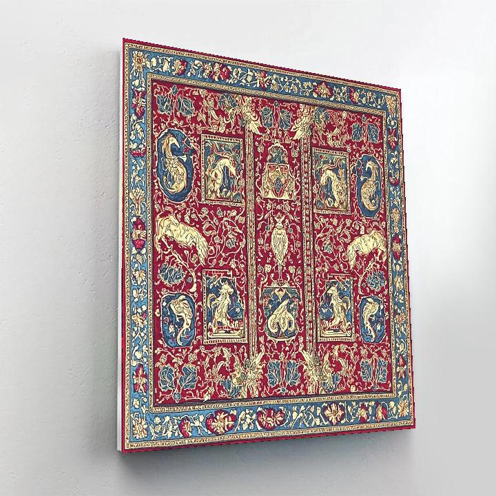 Unicorn Tapestries Inspired Medieval Tapestry Fantasy  Paint By Numbers