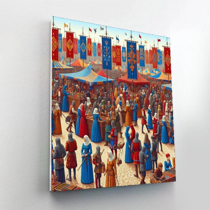 Medieval Festival Pageantry Paint By Numbers Kits