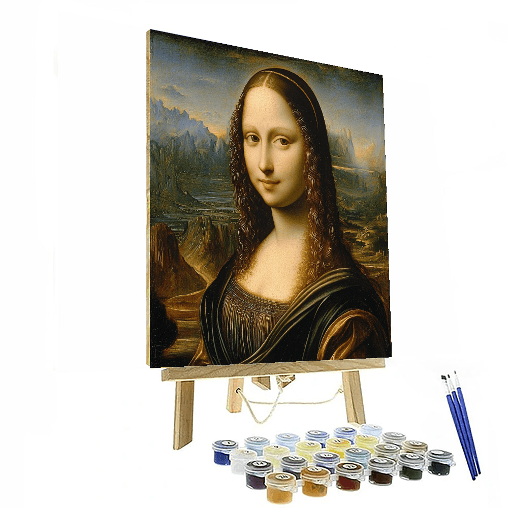 Leonardo Da Vinci Inspired Da Vinci's Renaissance Portrait  Painting By Numbers Kit