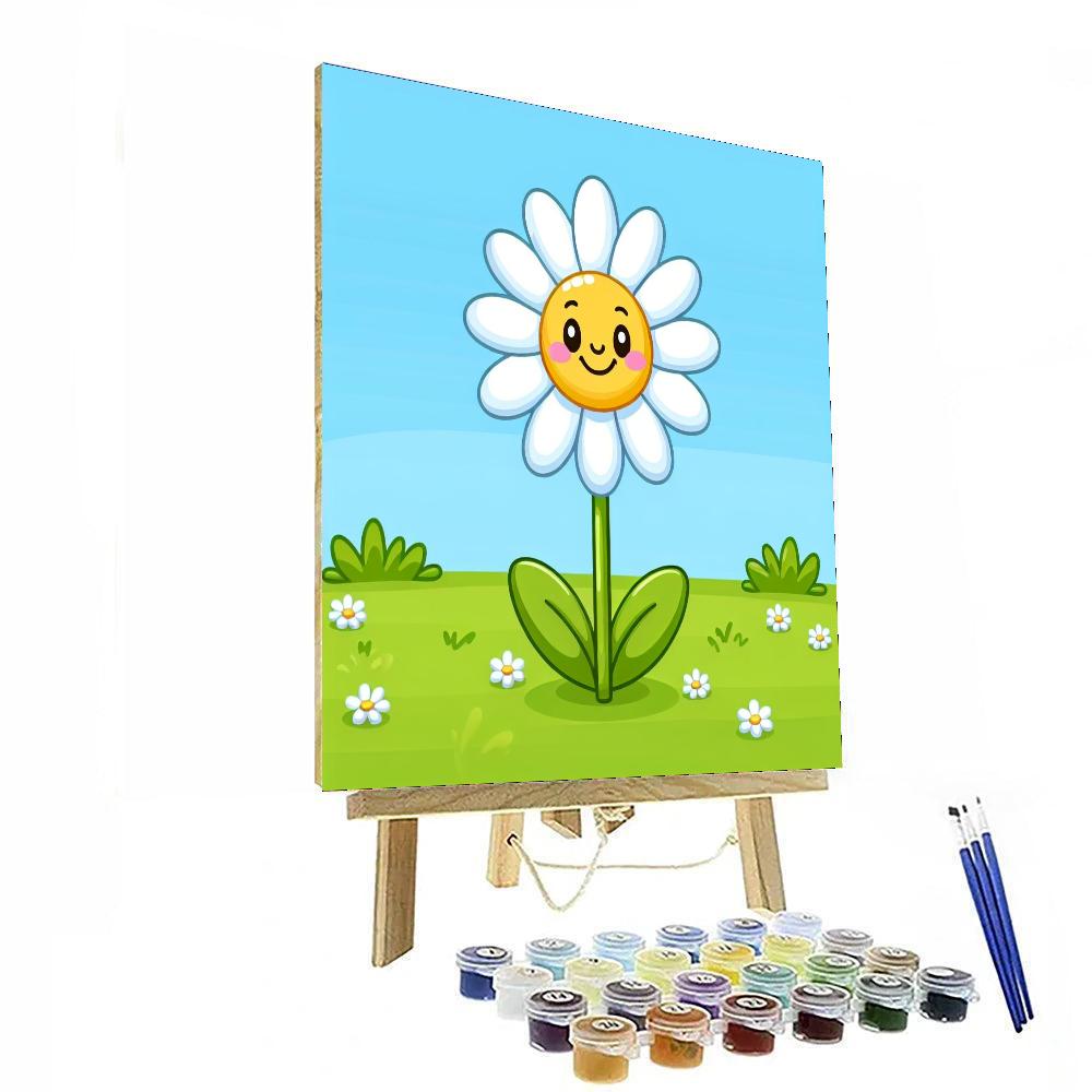 Delightful Daisy Number Painting