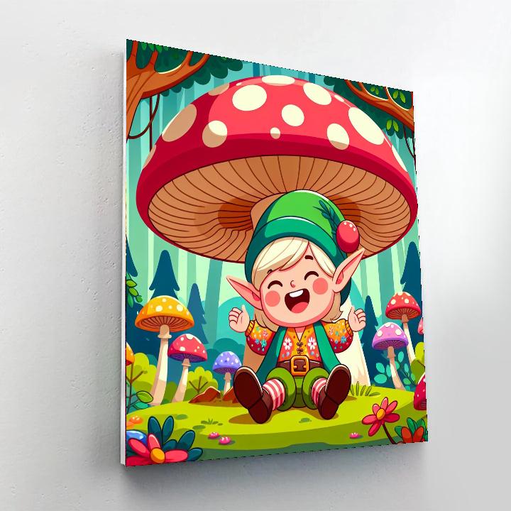 Forest Elf Hideaway Paint By Numbers