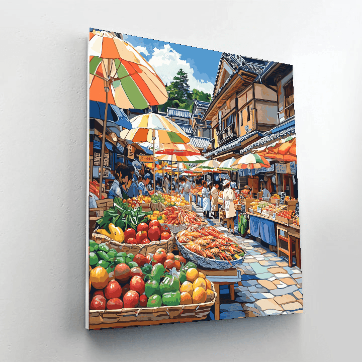 Tsukiji Outer Market - Tokyo Painting Number Kit